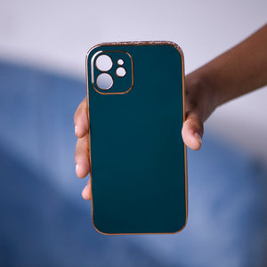 Rose Gold Carved Edge Luxury iPhone 12 Case iPhone 12 & 12 Pro June Trading   