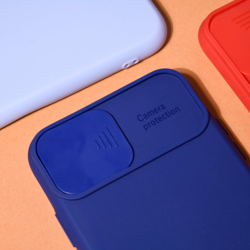 Solid Colour Silicon Case With Camera Slider For Apple iPhone 11 iPhone 11 June Trading   