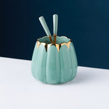 Empyrean Cutlery Stand With Spoon-Fork Set Cutlery Stand June Trading Fern Green  