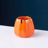 Empyrean Cutlery Stand With Spoon-Fork Set Cutlery Stand June Trading Pumpkin Orange  