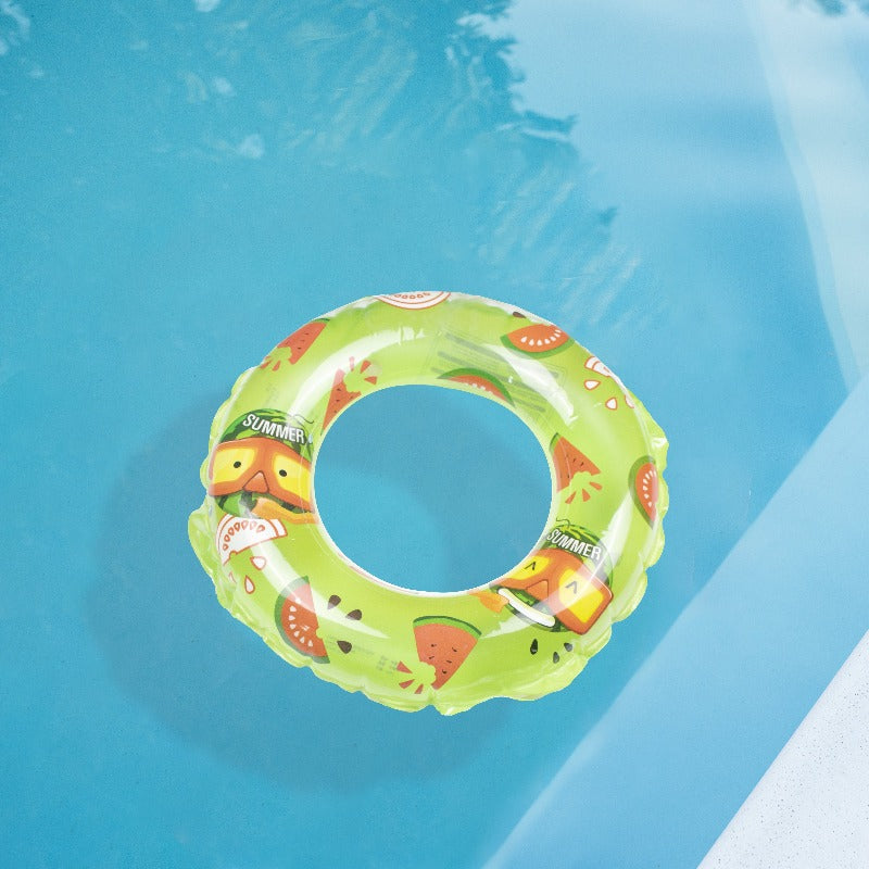 Mr. Watermelon Inflatable Swim Ring For Kids Swimming Tubes ERL   