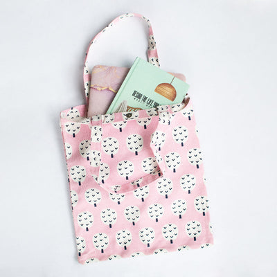 Adorable Doodle Pink Tote Bag Tote Bag ERL   