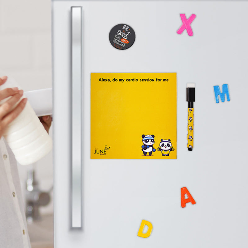 Alexa, Cardio  - Magnetic Board Sheet (Rewritable) Magnetic Board June Trading   