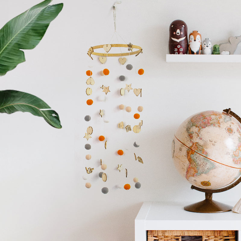 Rain Of Love Baby Mobile Macrame June Trading   