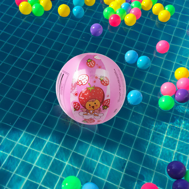 Happy Strawberry Pool Ball (Inflatable) Swimming Tubes ERL   