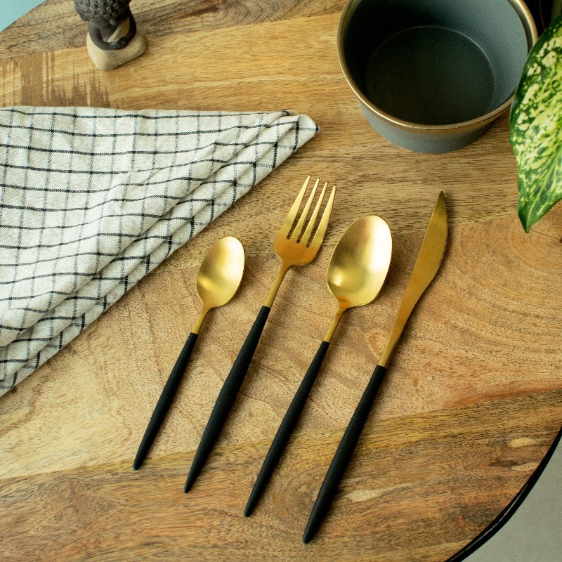 Noir Cutlery Set Cutlery June Trading   