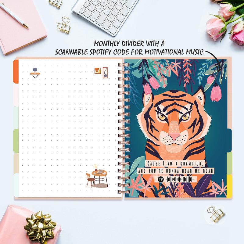 Undated Yearly Planner - Business Is My Cardio Undated Planners June Trading   