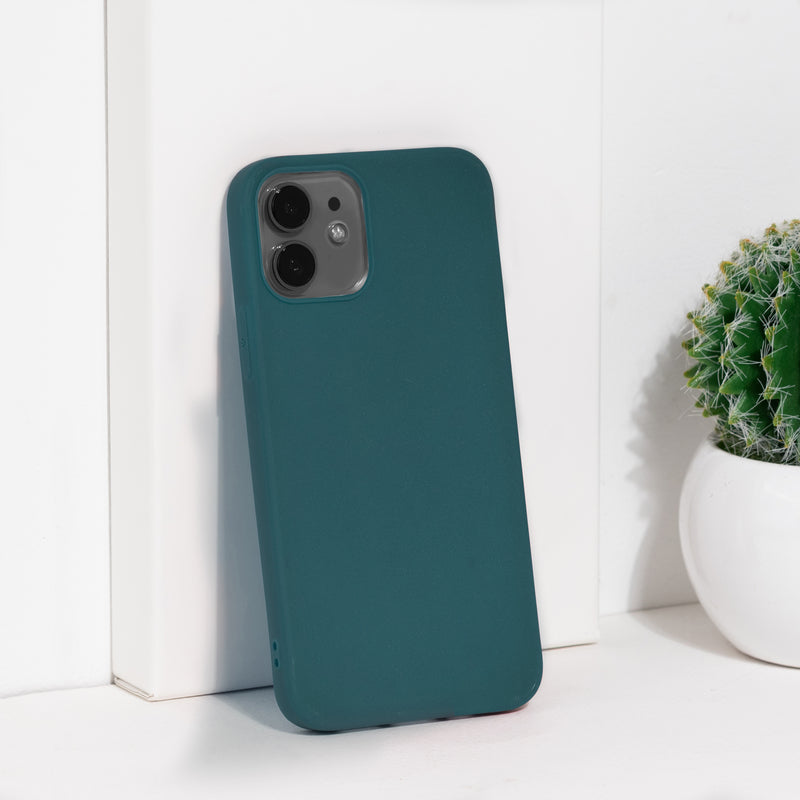 iPhone 12 Premium Ultra-Light Silicone Cover Mobile Phone Cases June Trading Paris Green  