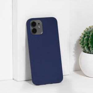 iPhone 12 Premium Ultra-Light Silicone Cover Mobile Phone Cases June Trading Mid-Night Blue  