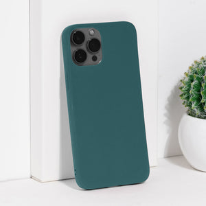 iPhone 12 Pro Max Premium Ultra-Light Silicone Cover iPhone 12 Pro Max June Trading Paris Green  