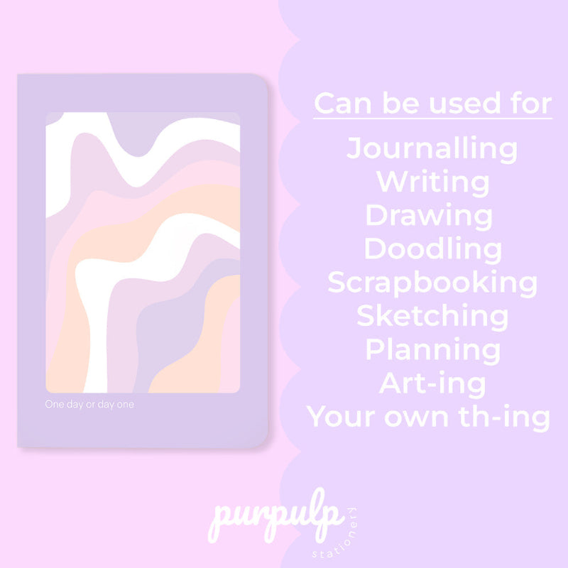 Multi-Purpose A5 Notebook "One day or day one"