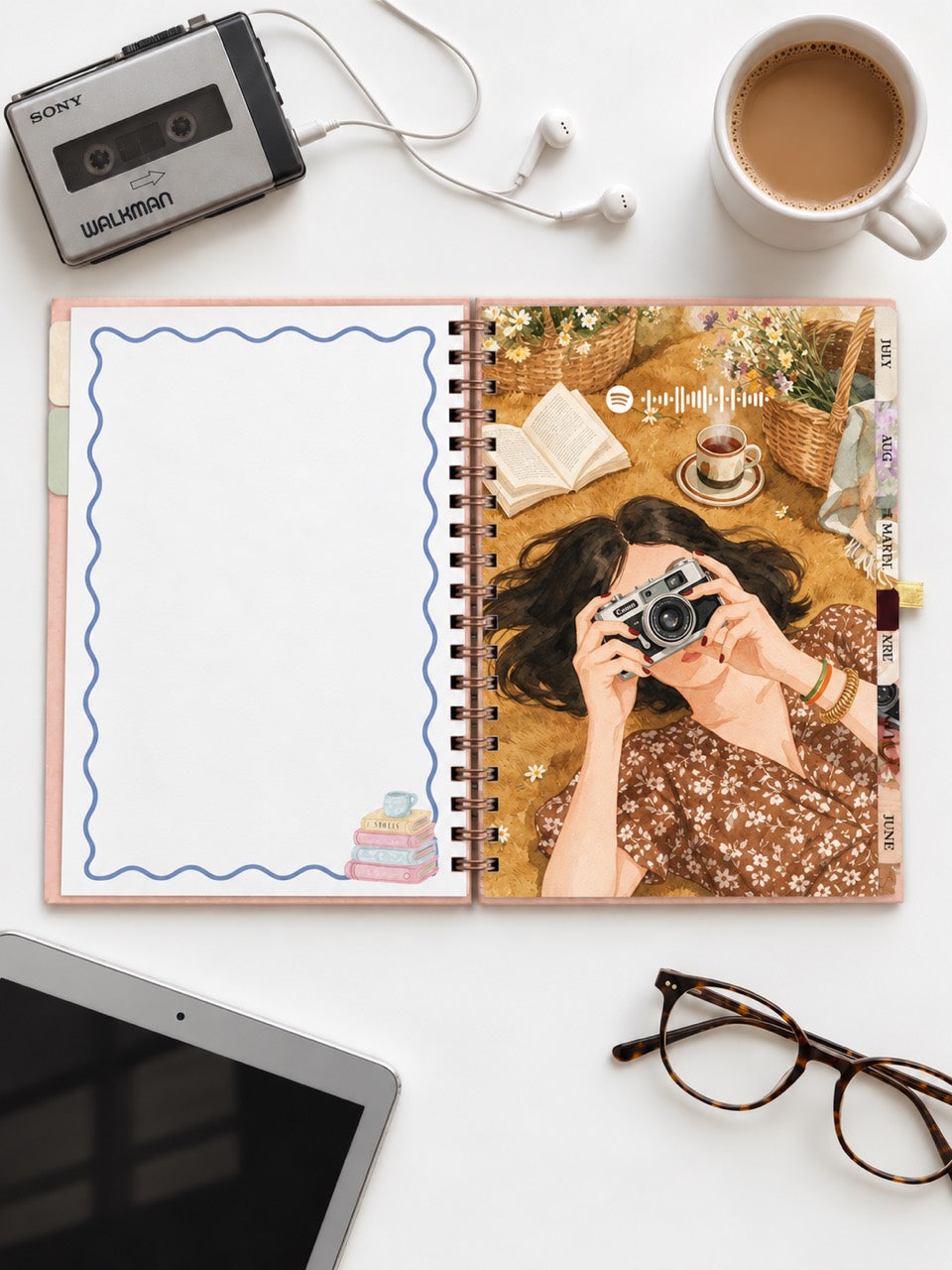 Make space for monthly memories