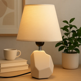 Modern Geometric Ceramic Table Lamp