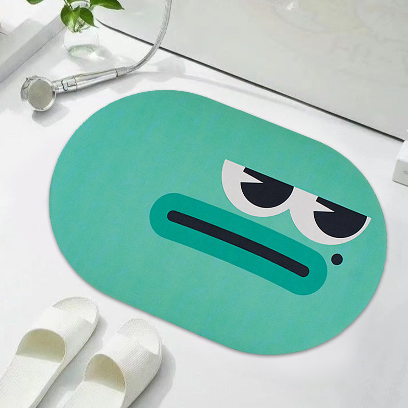 Ultimate Eyeroll Super Absorbent Anti Skid Bathroom Floor Mat