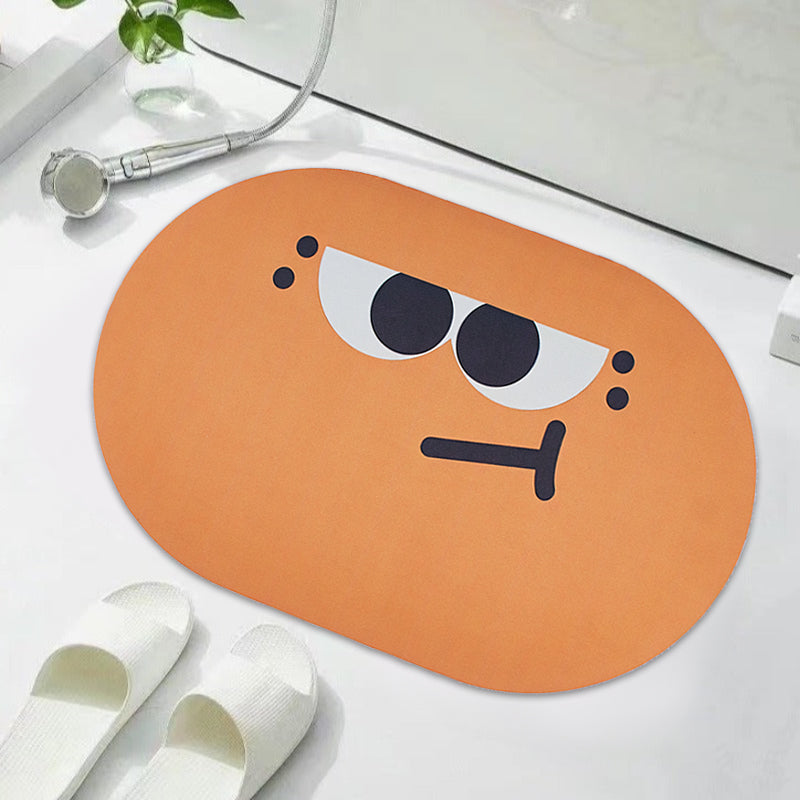 Deep In Thoughts Super Absorbent Anti Skid Bathroom Floor Mat Bathroom Mats June Trading   