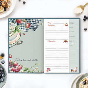 Enjoy Your Food, Enjoy Your Life - Recipe Journal Recipe Journals The June Shop   