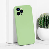 Apple iPhone 12 Pro Max Liquid Silicone Premium Protective Case iPhone 12 Pro Max June Trading Sage Green  