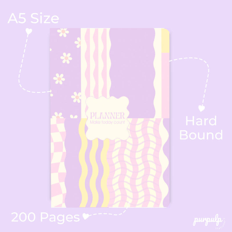 Undated Yearly Planner - Make Today Count