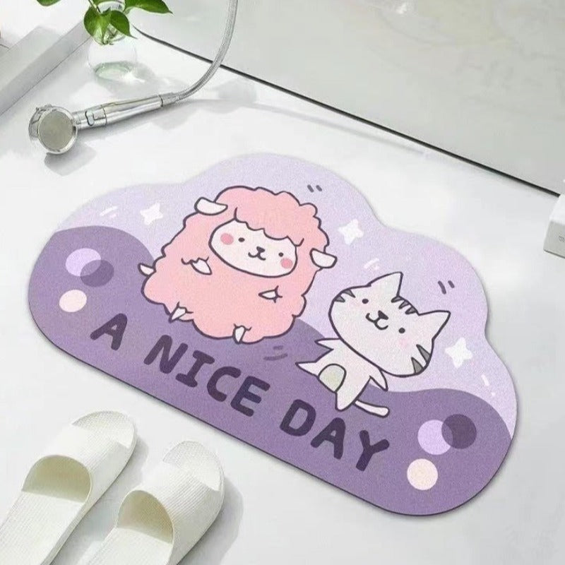 A Nice Day Soft Soft Feel Floor Mat Floor Mats The June Shop   